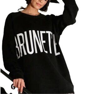 Brunette The Label Brunette Crew S/M Black